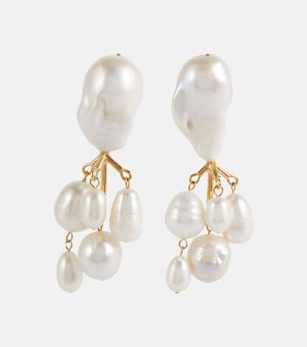 Orecchini pendenti con perle barocche - Jil Sander - Modalova