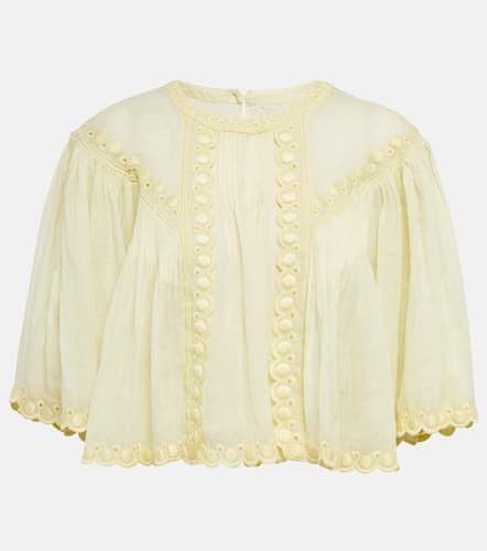 Ogalice eyelet cropped shirt - Isabel Marant - Modalova