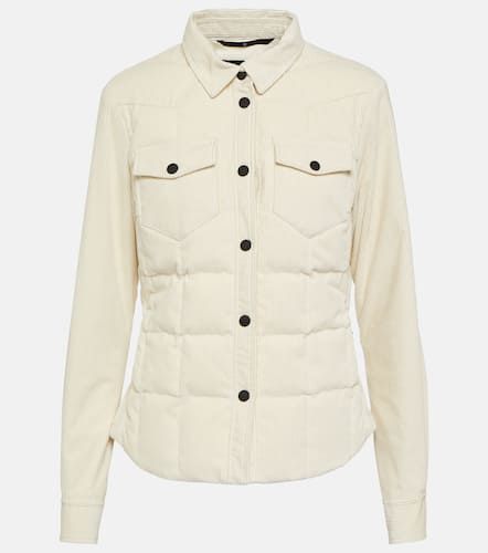 Nangy corduroy quilted shirt jacket - Moncler Grenoble - Modalova