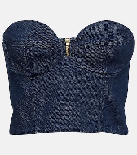 Magda Butrym Top bustier de denim - Magda Butrym - Modalova