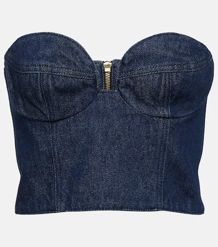 Magda Butrym Top bustier di jeans - Magda Butrym - Modalova