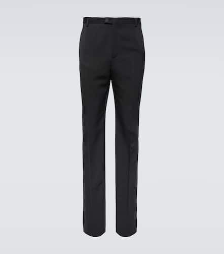 High-rise wool tuxedo pants - Saint Laurent - Modalova