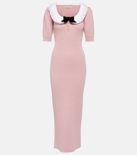 Abito midi in misto cotone - Alessandra Rich - Modalova