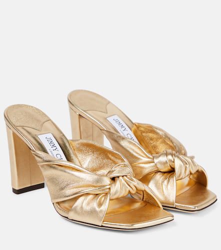 Avenue 85 metallic leather sandals - Jimmy Choo - Modalova