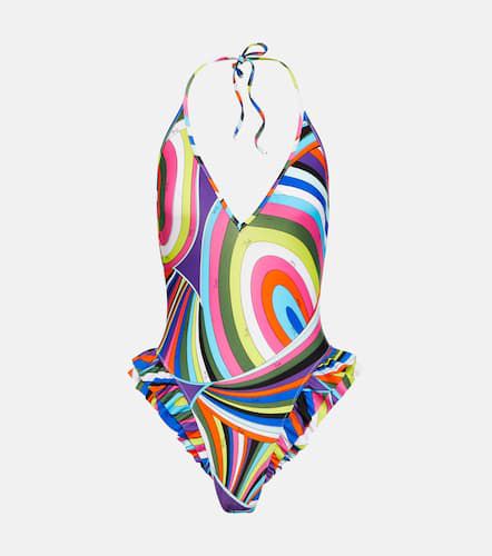 Pucci Iride ruffled swimsuit - Pucci - Modalova