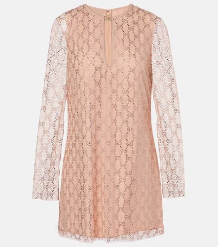 Gucci GG Crystal tulle minidress - Gucci - Modalova