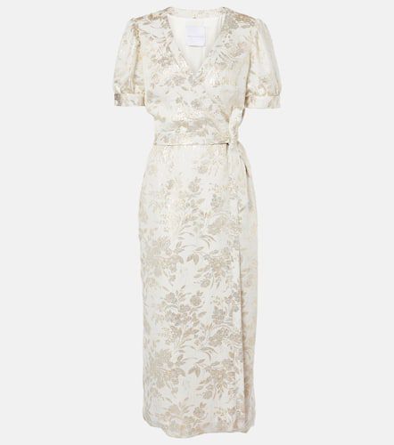 Marni floral jacquard wrap dress - Markarian - Modalova