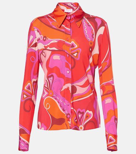 Camicia Orchidee in raso di jersey - Pucci - Modalova