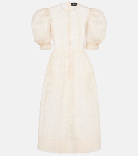 Simone Rocha Abito midi con ricamo - Simone Rocha - Modalova