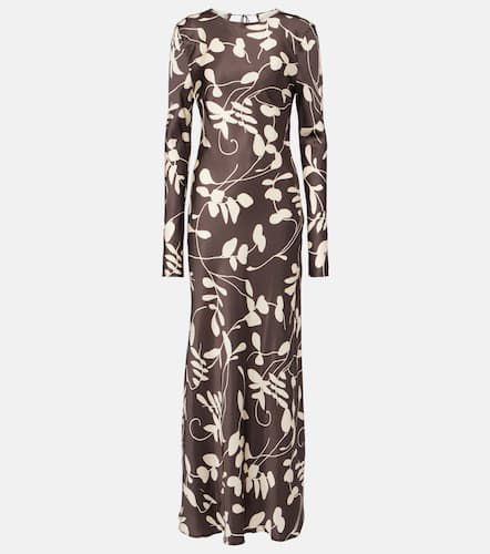 Faroe floral satin maxi dress - Faithfull - Modalova