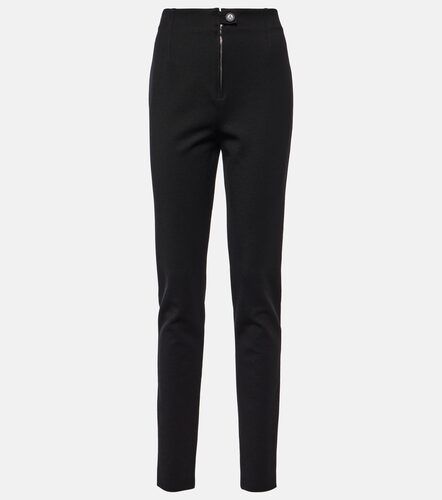 Alaïa High-Rise Leggings aus Gabardine - Alaia - Modalova