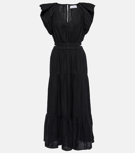 Ginger cutout linen maxi dress - Velvet - Modalova