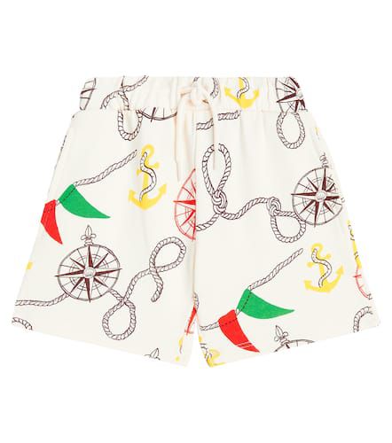 Nautical cotton jersey shorts - Mini Rodini - Modalova