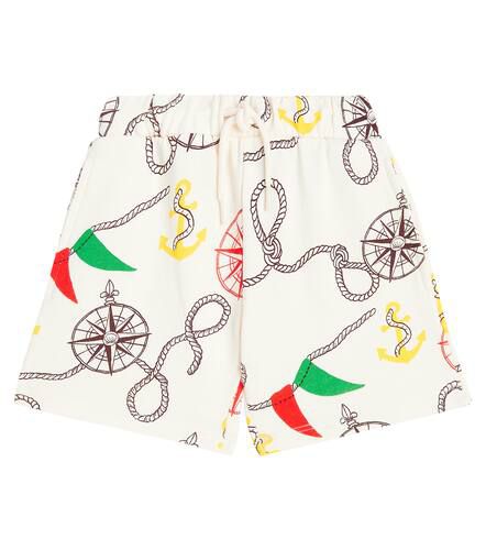 Nautical cotton jersey shorts - Mini Rodini - Modalova