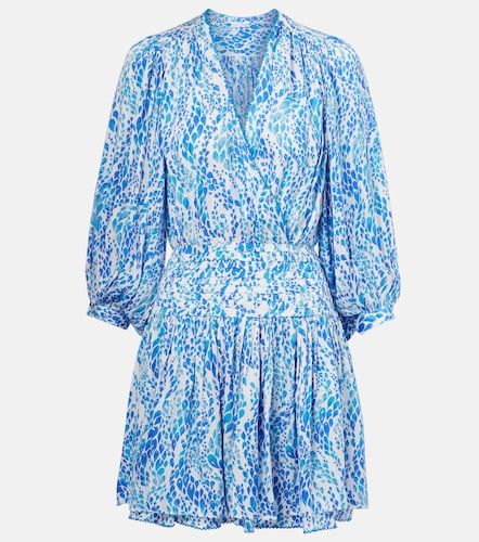 Colleen printed shirred minidress - Poupette St Barth - Modalova