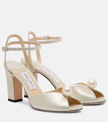 Sacaria 85 leather sandals - Jimmy Choo - Modalova