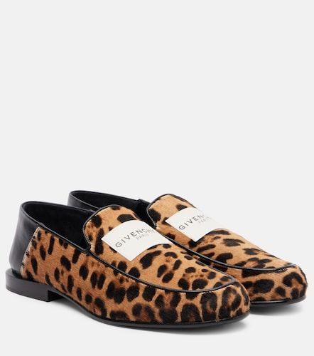 Mocasines Label de pelo de becerro estampados - Givenchy - Modalova