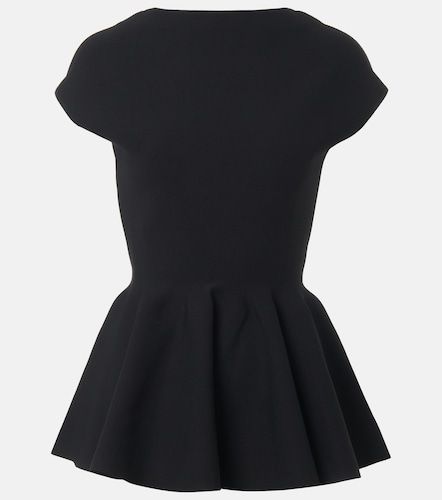 Alaïa Top con peplum - Alaia - Modalova