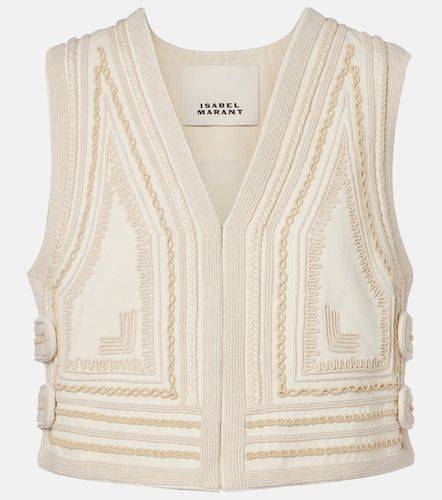 Chaleco Blerina de algodón bordado - Isabel Marant - Modalova