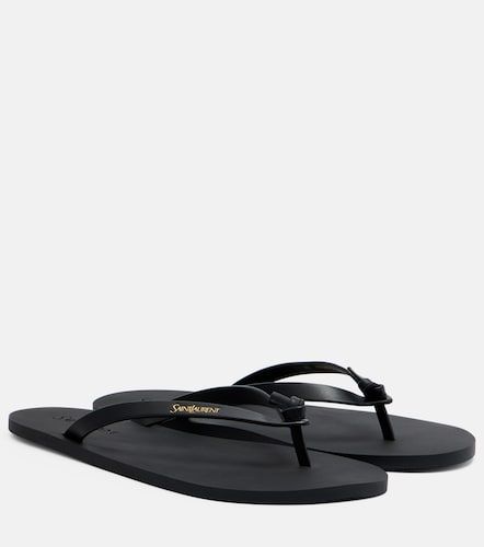 Pool leather thong sandals - Saint Laurent - Modalova