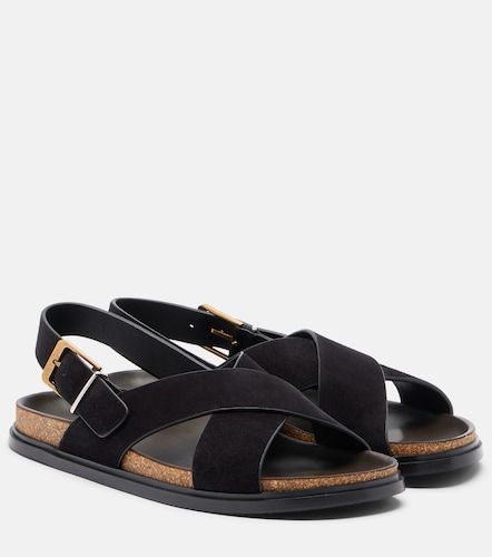 The Row Buckle suede sandals - The Row - Modalova