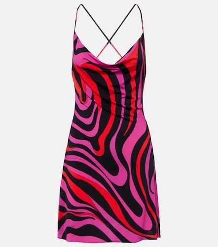 Vestido corto Marmo de jersey satén drapeado - Pucci - Modalova