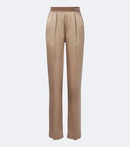 Tom Ford Silk satin straight pants - Tom Ford - Modalova