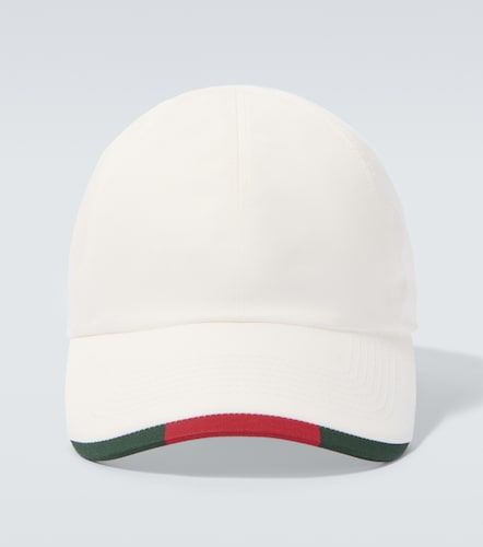 Gorra Web Stripe en mezcla de algodón - Gucci - Modalova