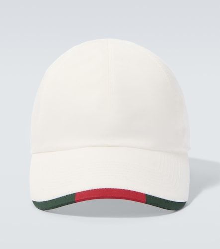 Baseballcap Web Stripe aus einem Baumwollgemisch - Gucci - Modalova