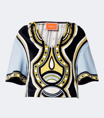 Top Portal de rizo de algodón estampado - La DoubleJ - Modalova
