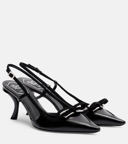 Virgule 75 leather slingback pumps - Roger Vivier - Modalova
