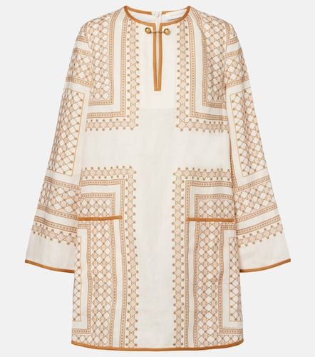 Tunica in lino con stampa - Zimmermann - Modalova