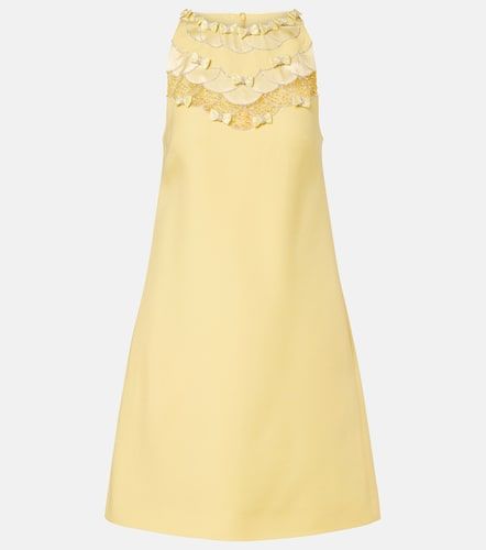 Minikleid aus Crepe Couture mit Kristallen - Valentino Garavani - Modalova