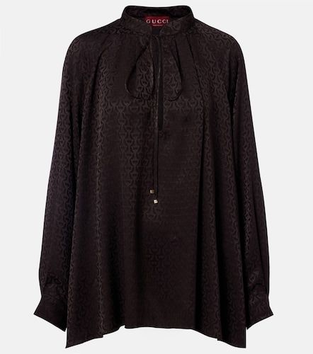 Gucci Printed silk shirt - Gucci - Modalova