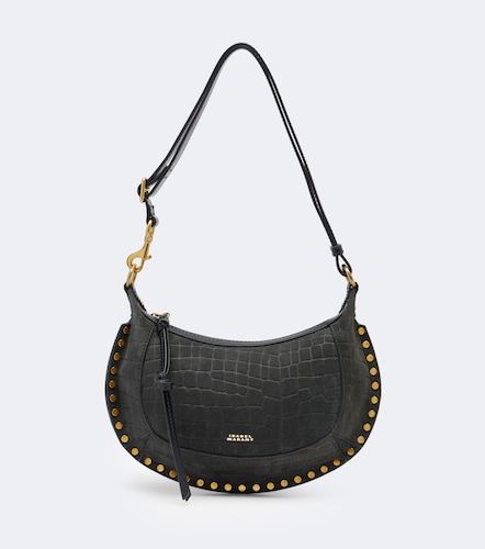 Oskan Small croc-effect suede shoulder bag - Isabel Marant - Modalova