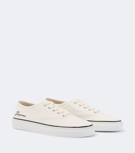 Embroidered canvas sneakers - Jacquemus - Modalova