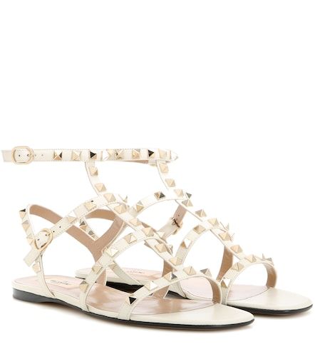 Sandali Rockstud in pelle - Valentino Garavani - Modalova