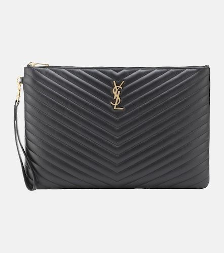 Clutch Cassandre de piel matelassé - Saint Laurent - Modalova