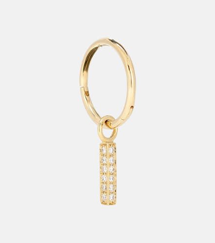 Kt single hoop earring with diamonds - Maria Tash - Modalova