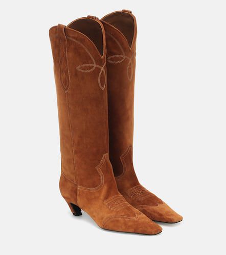 Khaite Dallas suede Western boots - Khaite - Modalova