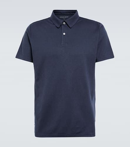 Ramsay 2 Pique Cotton Tencel Navy - Derek Rose - Modalova