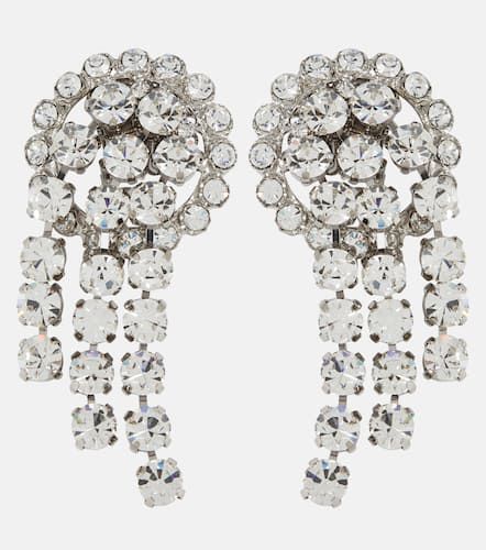 Crystal drop earrings - Alessandra Rich - Modalova