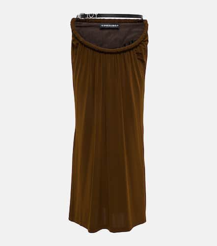 Y/Project Belted jersey midi skirt - Y/Project - Modalova