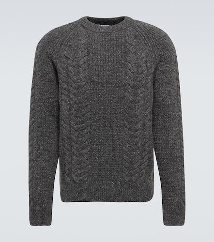 Cable-knit virgin wool sweater - Sunspel - Modalova
