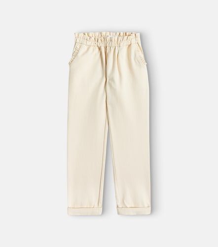 Pantalones Celeste de algodón - C'era Una Volta - Modalova