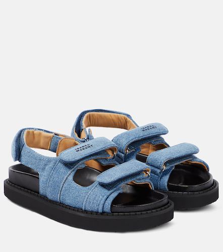 Madee denim platform sandals - Isabel Marant - Modalova