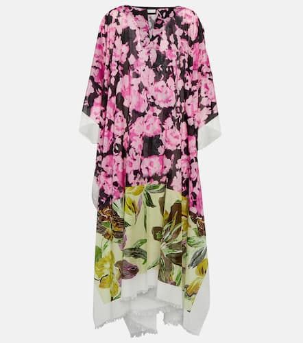 Printed cotton beach dress - Dries Van Noten - Modalova