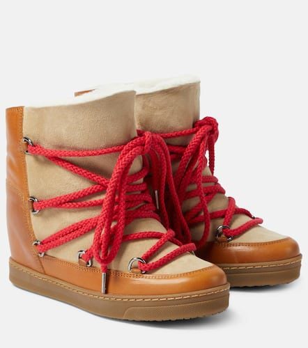 Nowles leather snow boots - Isabel Marant - Modalova