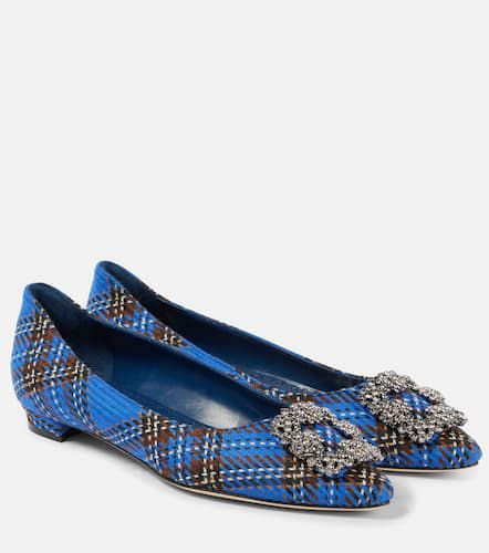 Hangisi tartan ballet flats - Manolo Blahnik - Modalova