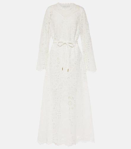 Vestido largo Ottie de algodón bordado - Zimmermann - Modalova